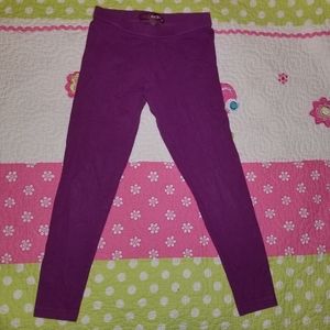 Magenta / purple girls' leggings